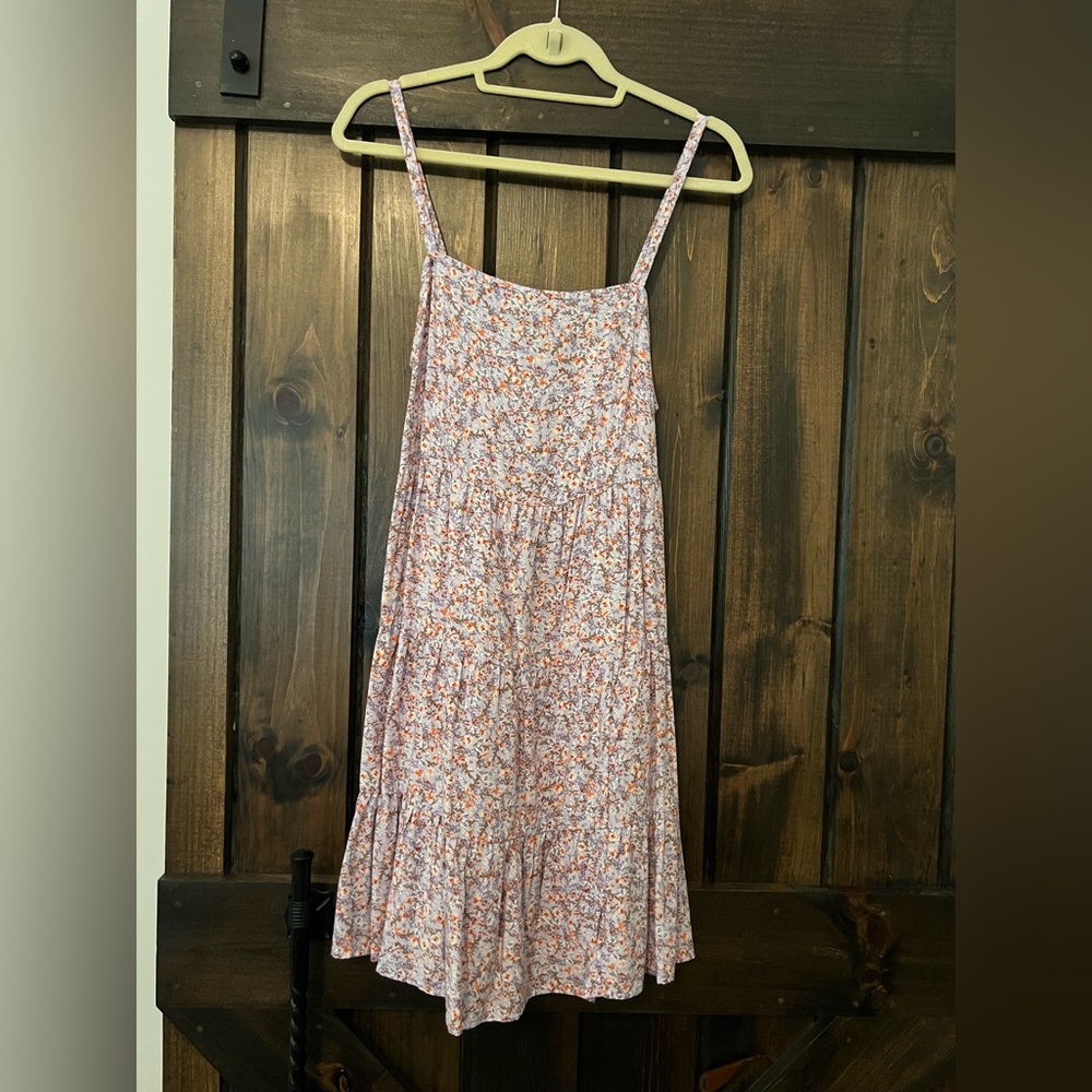 Old Navy Floral Dress in Purple and Orange
